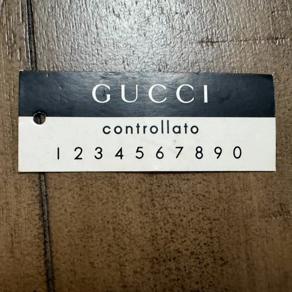 Gucci Wallet Purse Brown Beige Unisex, Vintage - Picture 9 of 12